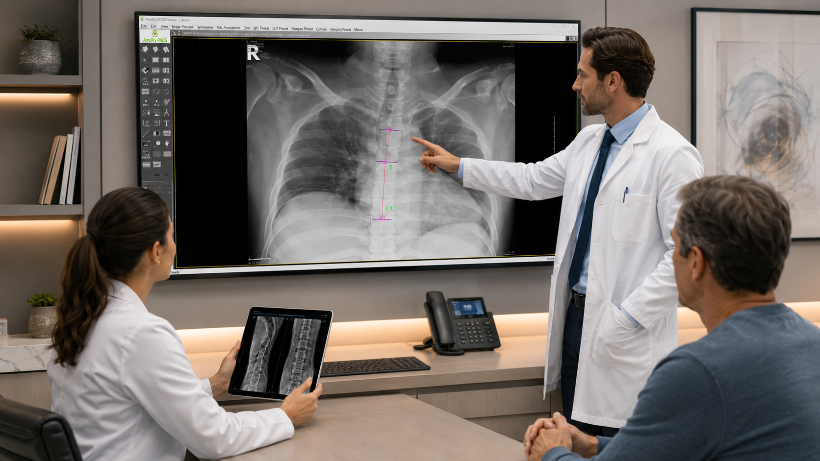 Diagnostic imaging workstations